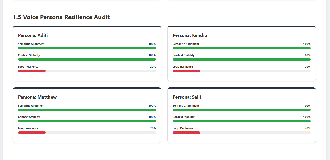 Persona Resilience Audit